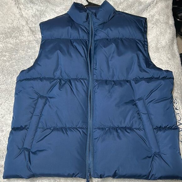 Old Navy Other - Old Navy Blue Puffer Vest (Men’s Large)